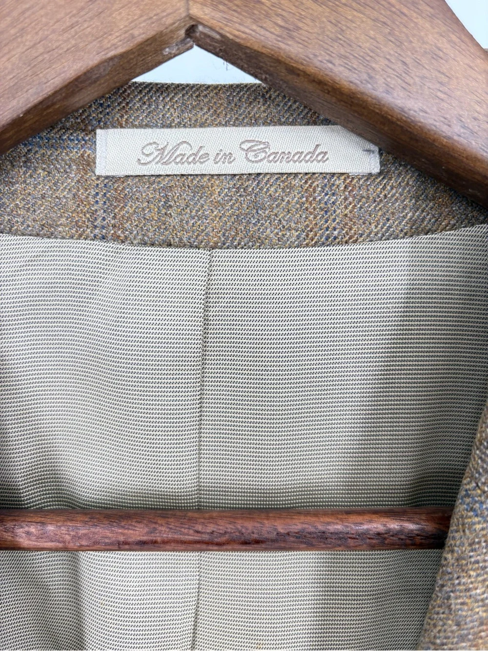 Bruno Piattelli for Andrew Davis Men's 42R Wool Tweed Blazer Sport Coat Coppley
